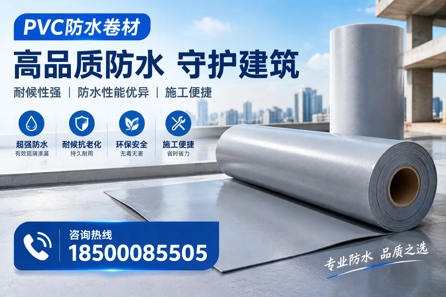 PVC防水卷材的防水效果评测，适合十堰的科学依据
